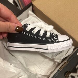 Converse Black and White Baby Sneakers